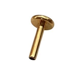 18 Gauge Post (1MM post thickness) Gold plated Titanium